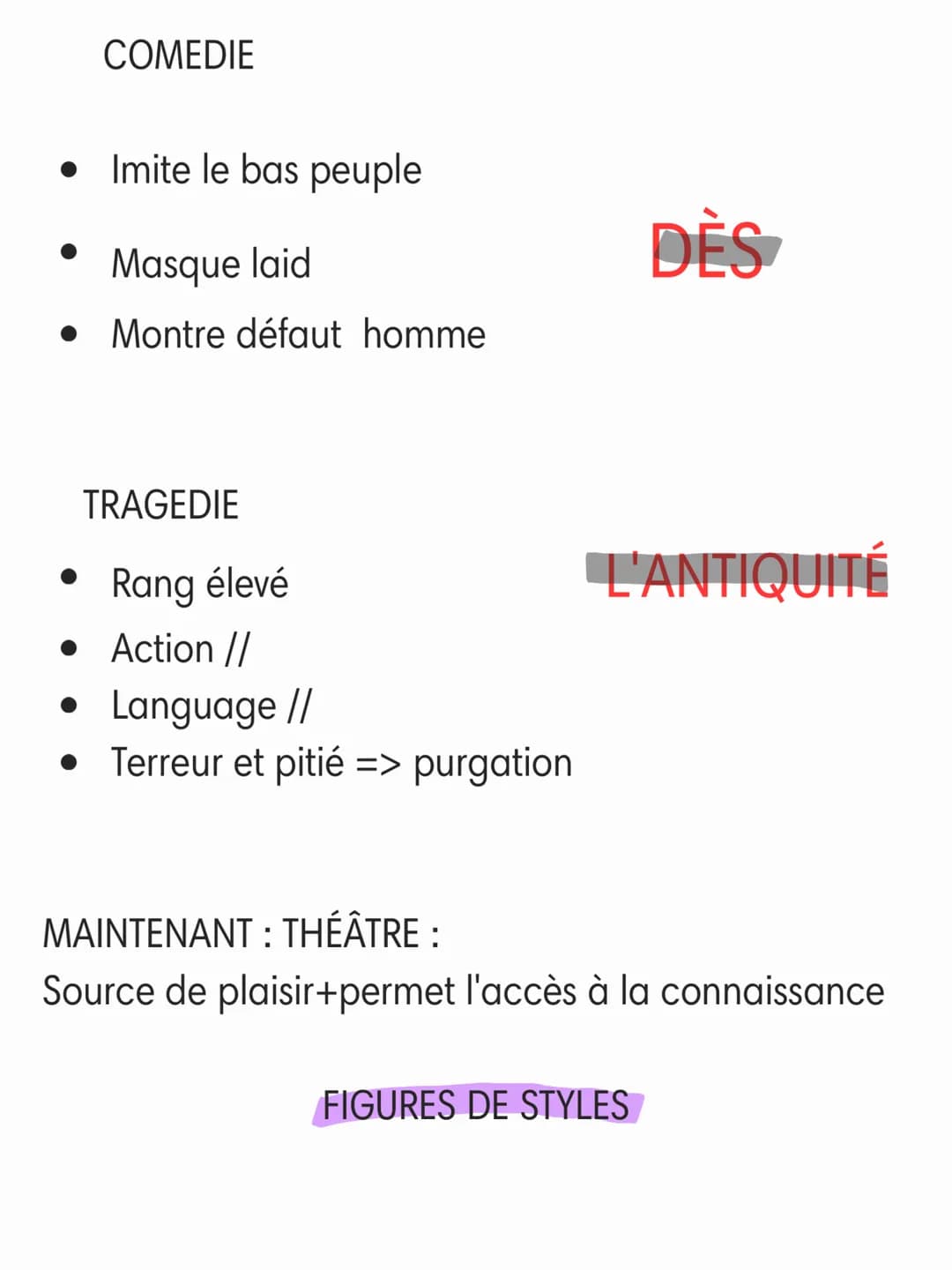 THÉÂTRE
PREMIÈRE définition: lieu de représentation=un
bâtiment un édifice dont le public regarde un
spectacle (extérieur,pleine air)
PUIS =