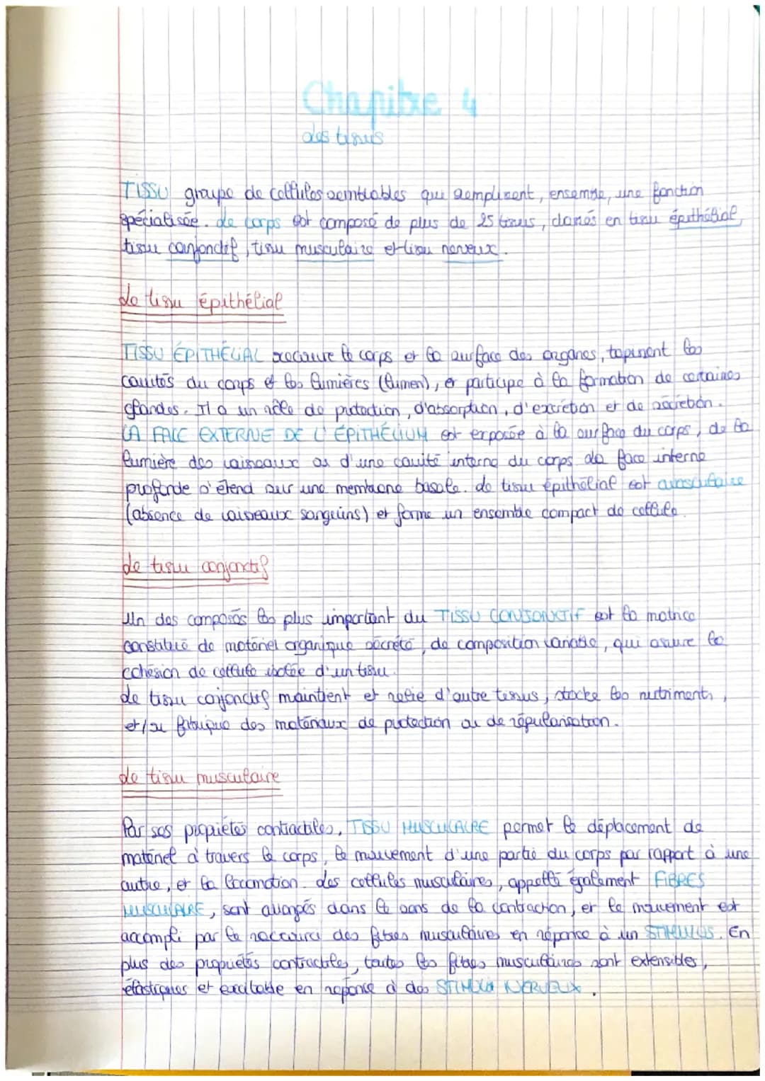 des terus
TISSU groupe de cellules scintiables que semplizent, ensemble, une fonction
spécialisée de
Corps
for compose de plus de 25 times, 