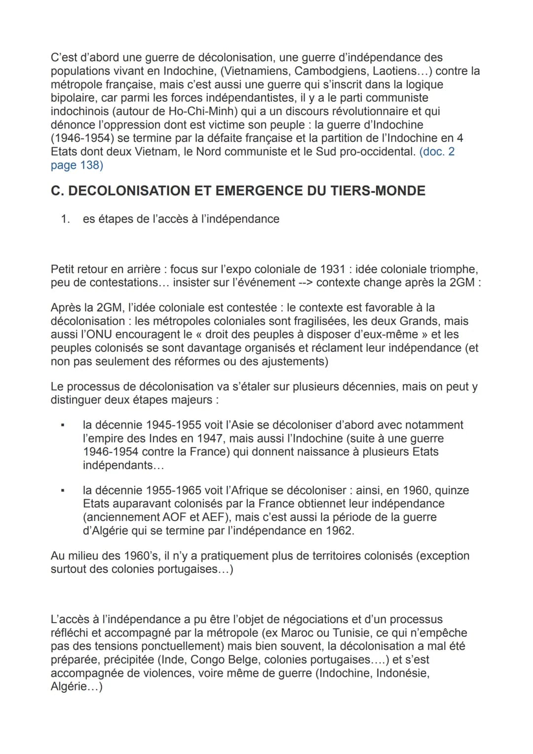 Chapitre : LE MONDE ET LA FRANCE
DE LA FIN DE LA 2GM AUX ANNEES
1970
La 2GM présente un bilan effroyable :
Bilan humain :
Environ 60 million