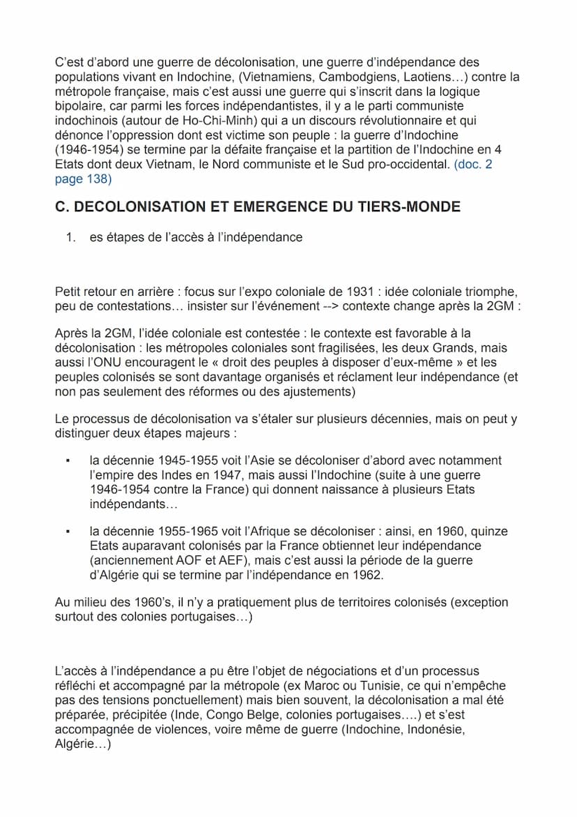 Chapitre : LE MONDE ET LA FRANCE
DE LA FIN DE LA 2GM AUX ANNEES
1970
La 2GM présente un bilan effroyable :
Bilan humain :
Environ 60 million