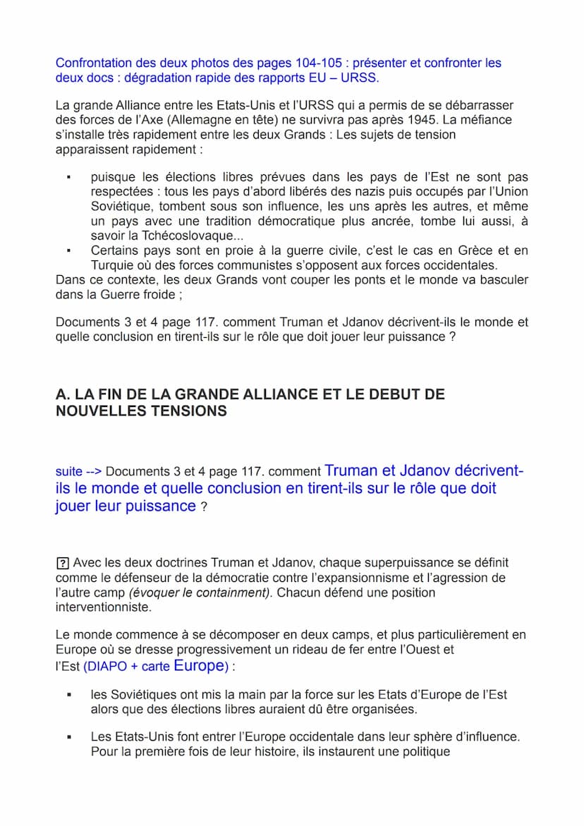 Chapitre : LE MONDE ET LA FRANCE
DE LA FIN DE LA 2GM AUX ANNEES
1970
La 2GM présente un bilan effroyable :
Bilan humain :
Environ 60 million