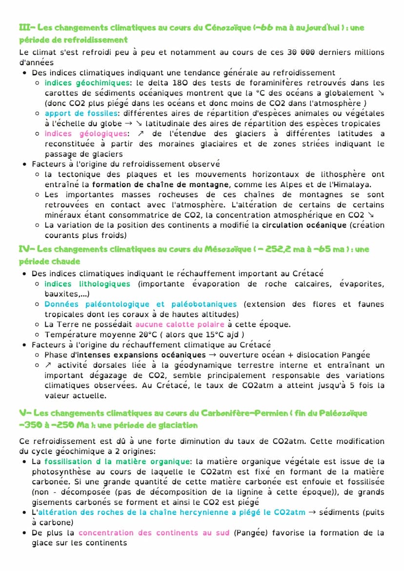 Thème 2: Enjeux
contemporains de la
planète:
Comprendre les climats du
passé
Comment est-il possible de reconstituer les climats du passé?
C