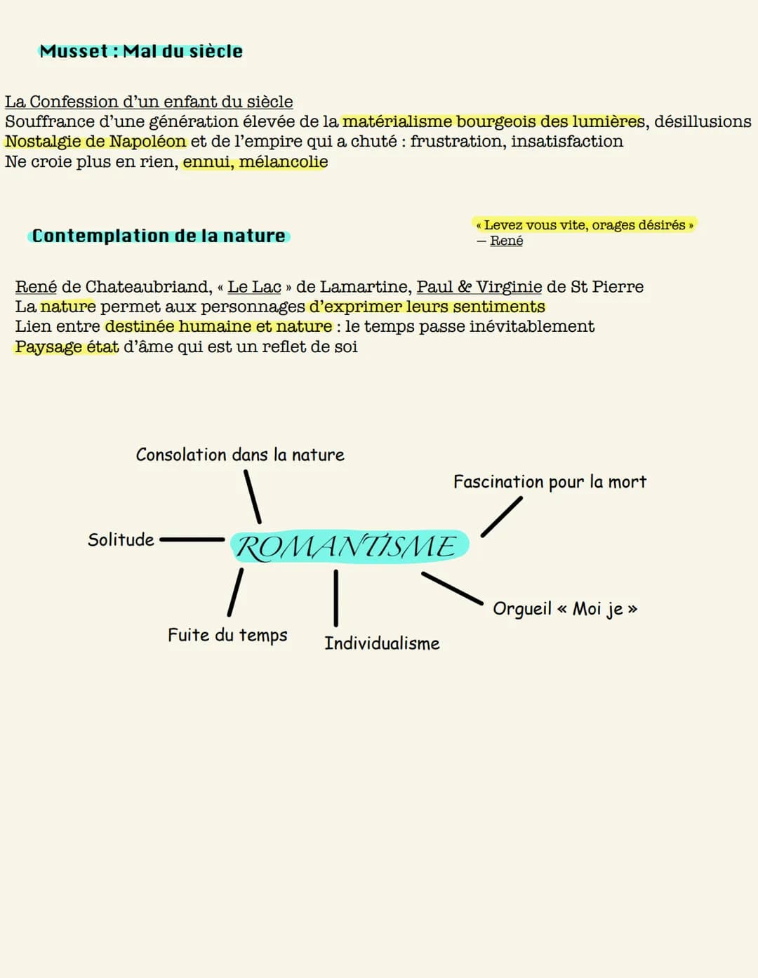 Le
Romantisme
La recherche de soi
Passion
Émotion exacerbée pour quelque chose
*Occupe toutes les pensées, dépendance
*Souvent une souffranc