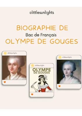 Know BIOGRAPHIE d'Olympe de Gouges thumbnail
