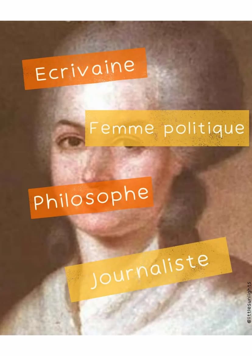 @littlesunlights
BIOGRAPHIE DE
Bac de Français
OLYMPE DE GOUGES
elittlesunlights
elittlesunlights
OLYMPE
DE GOUGES
@littlesunlights 1
2
3
LO