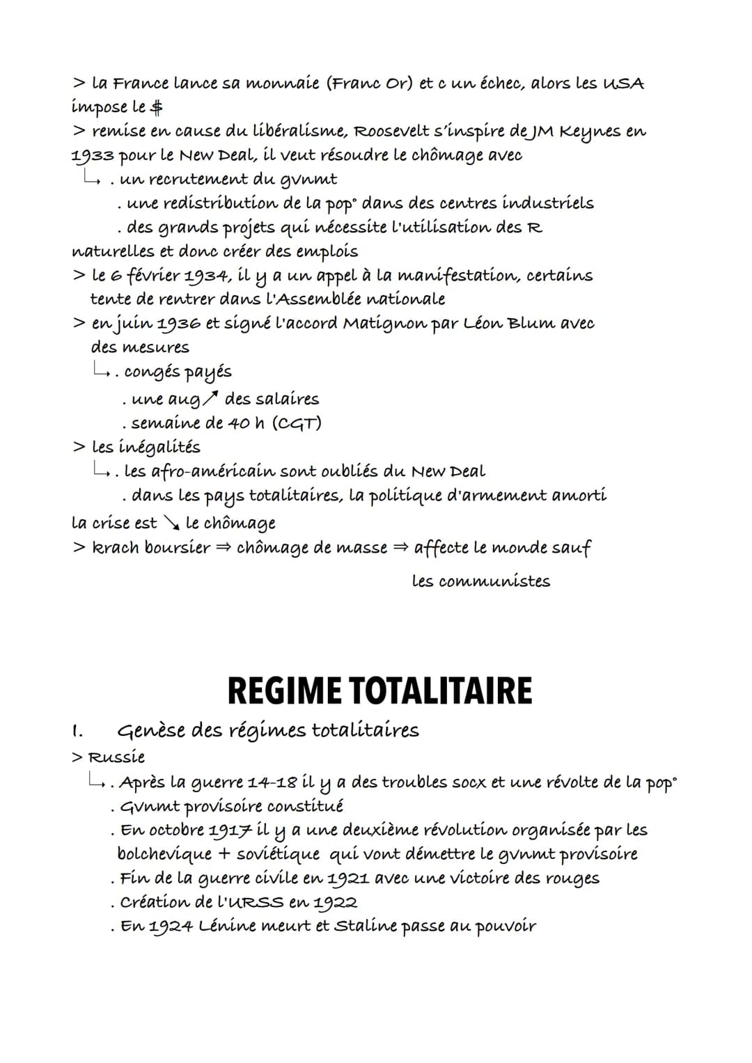 1.
CRISE ECO (1929)
Crise étasunienne crise mondiale
>Causes
L. chômage (4m)
surconsommation
.surproduction
> le 24 octobre 1929 il y a le K