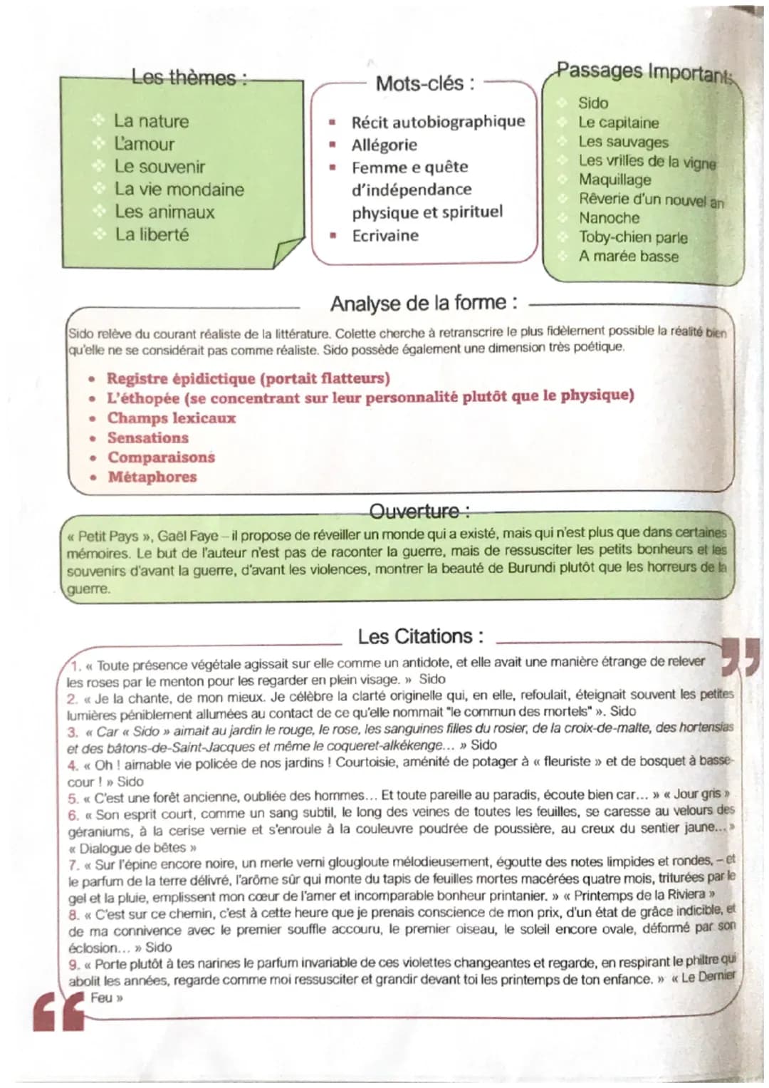 
<h2 id="contextedcriture">Contexte d'écriture</h2>
<p>En 1904, Colette cherche à prendre son indépendance vis-à-vis de son mari Willy et pu