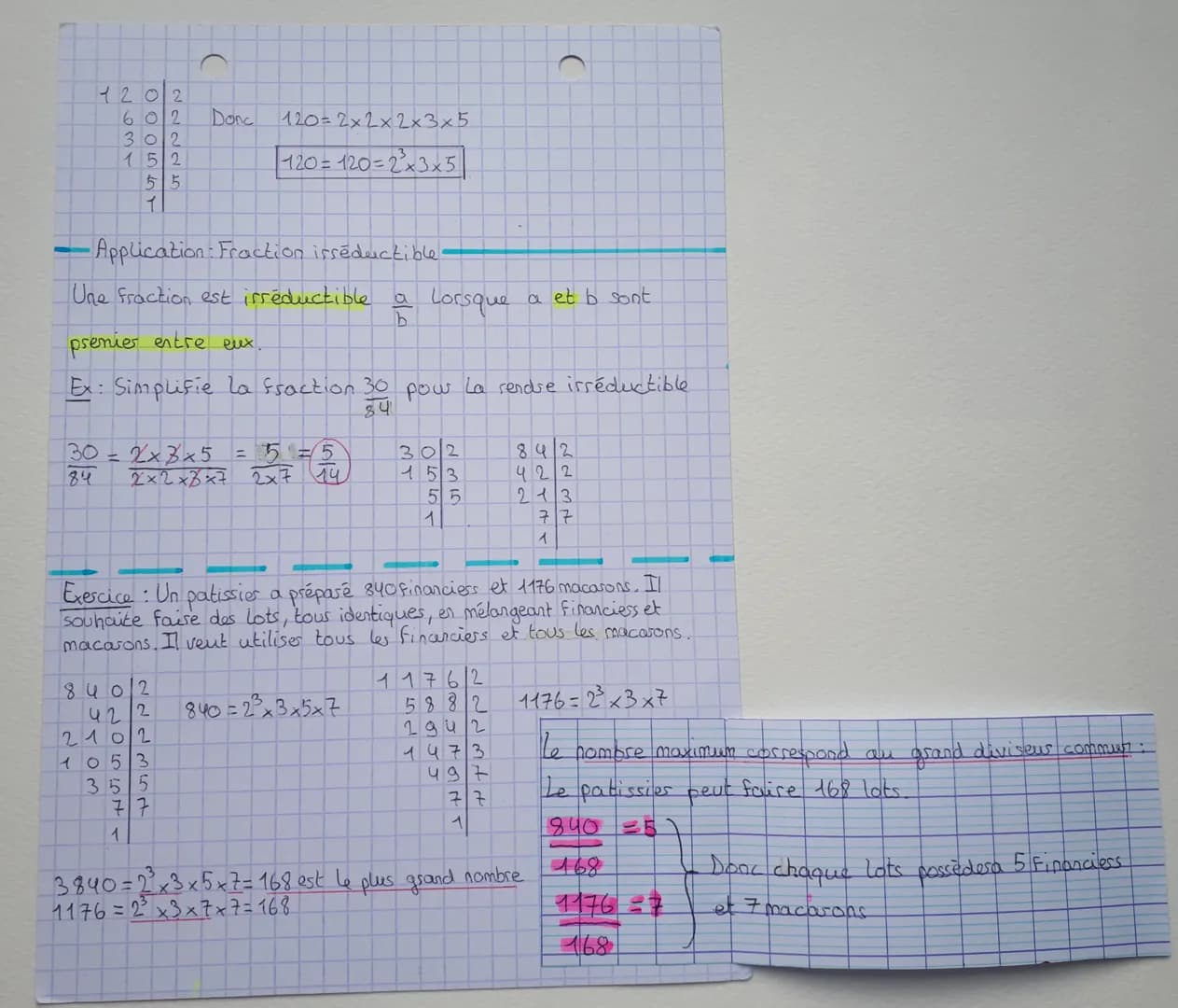 ARITHMETIQUE
-Divisibilité
27 est un multiple de 9 cas 27=9x 7
best un divisew de 42 cas 42:6=7
(
*Un nombre est divisible
2 siil se termine