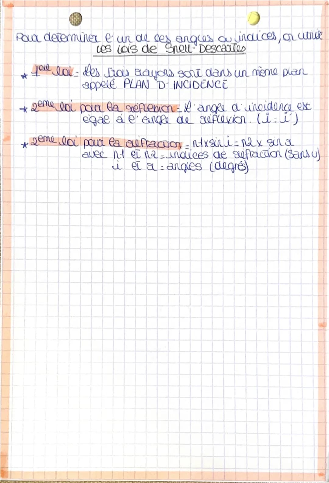 --- OCR Start ---
Chap 4.
4- Refraction de la
umiere
La lumière se propage en ligne droite dans le vide,
l'air on dans tout les milieux tran