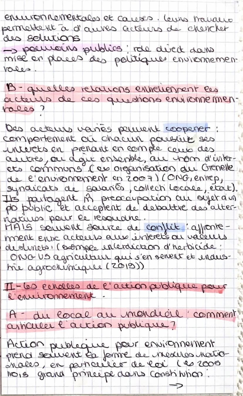 CHAPITRE 8
"quelles actions publiques pour l'envirome-
ment"
environnement : cspace et ressources, sites
et paysages, especes animales et ve