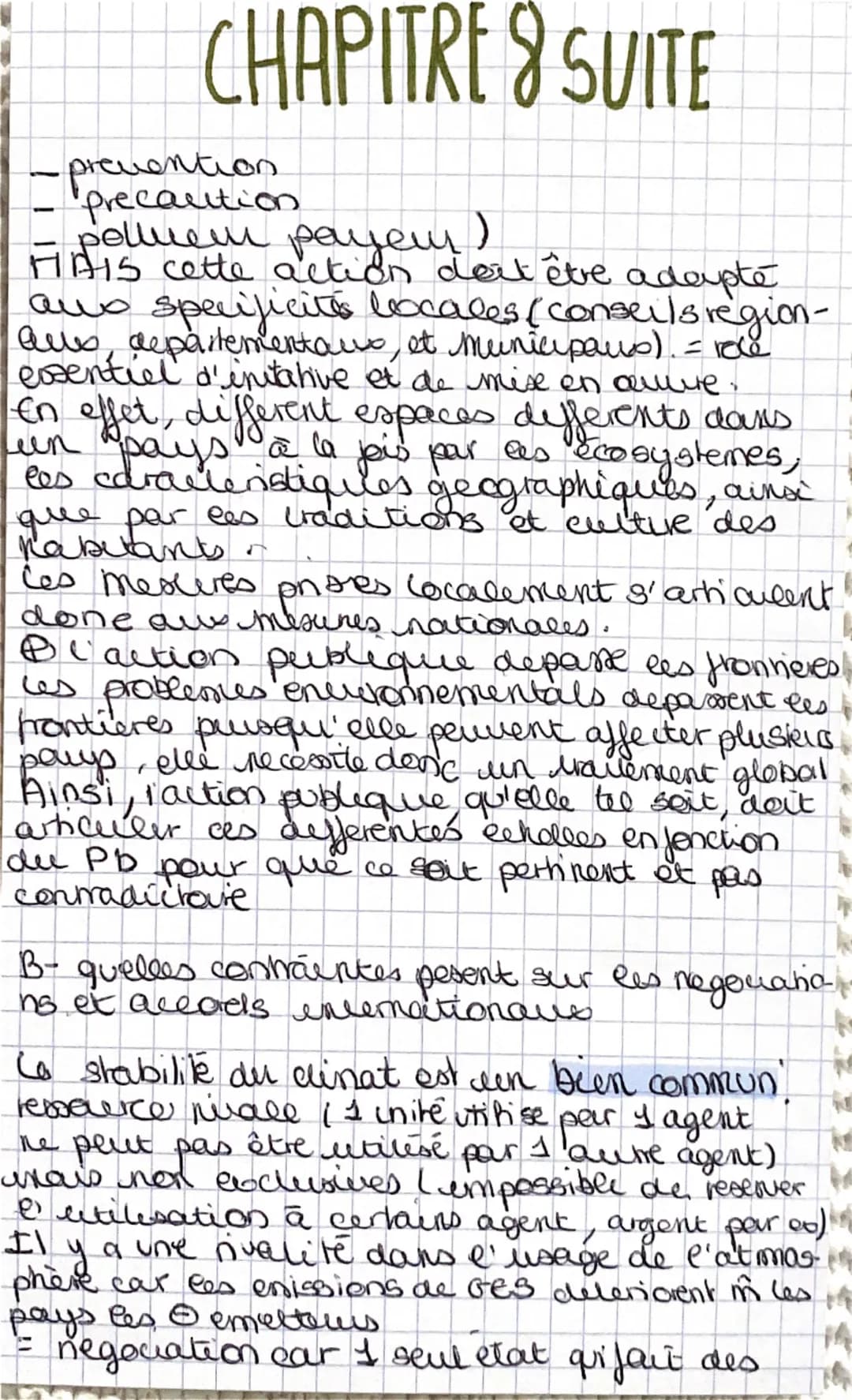 CHAPITRE 8
"quelles actions publiques pour l'envirome-
ment"
environnement : cspace et ressources, sites
et paysages, especes animales et ve