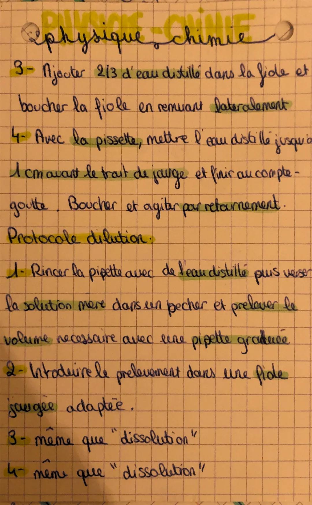 physiques chimie
*   Vi= volume solution fille
*   Cmo = Concentrat masse mere
*   Cmil= Concentrat masse fille
*   Mo= m1 = masse de solute