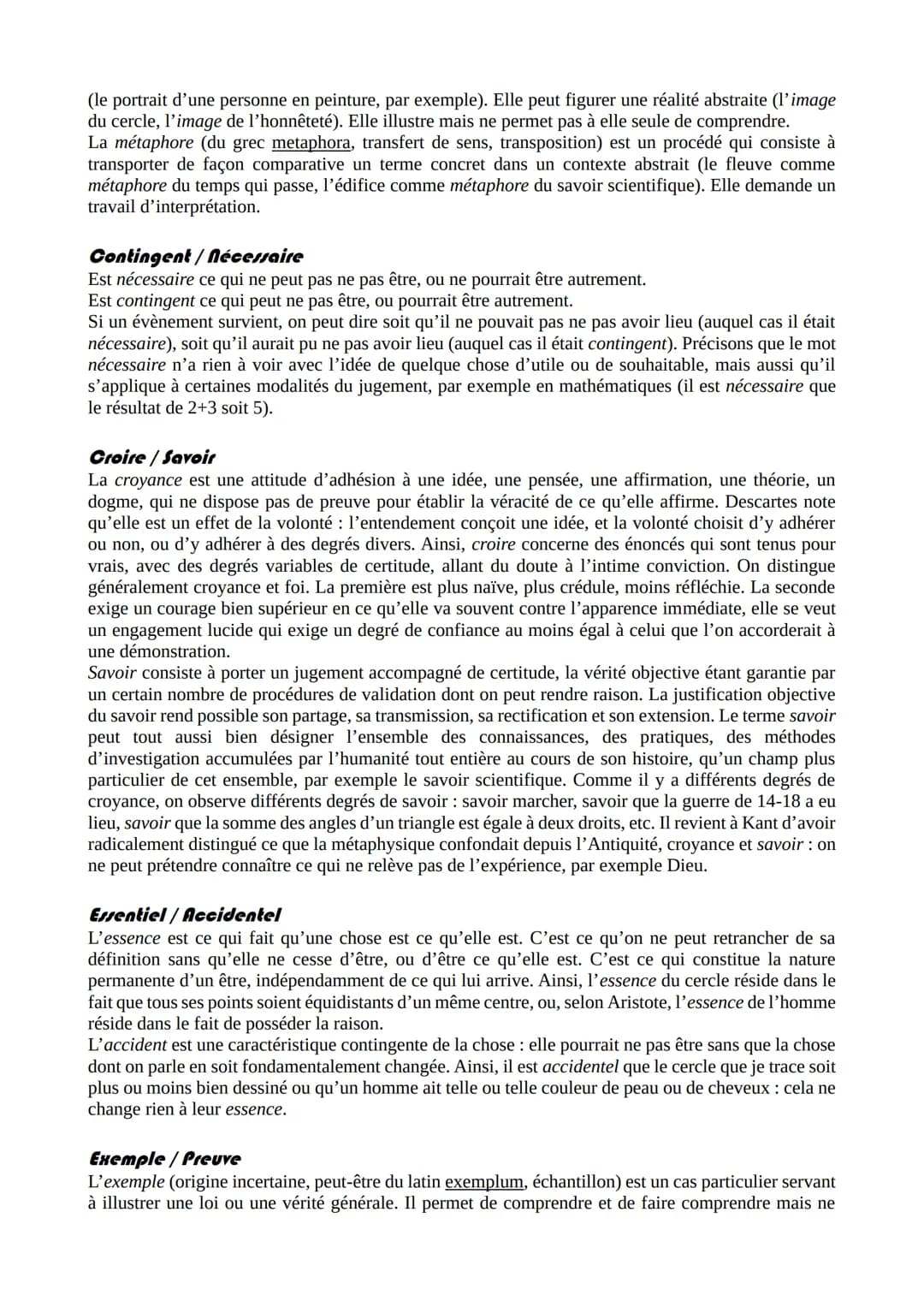 Repères
Absolu/Relatif
Est dit absolu ce qui n'a besoin que de soi pour être et pour être conçu. C'est une forme extrême
d'indépendance et d