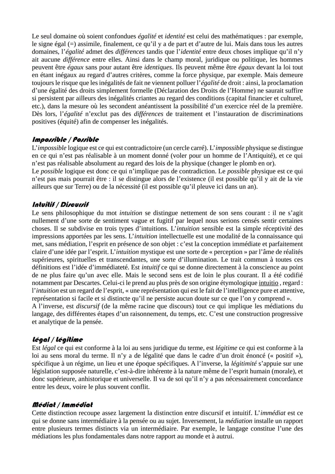 Repères
Absolu/Relatif
Est dit absolu ce qui n'a besoin que de soi pour être et pour être conçu. C'est une forme extrême
d'indépendance et d