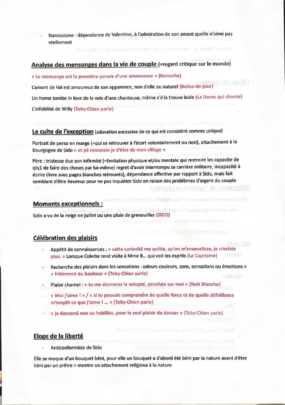 FICHE + CITATIONS
SIDO ET LES VRILLES DE LA VIGNE
Parcours : célébration du monde
Célébration = louer, honorer publiquement et solennellemen