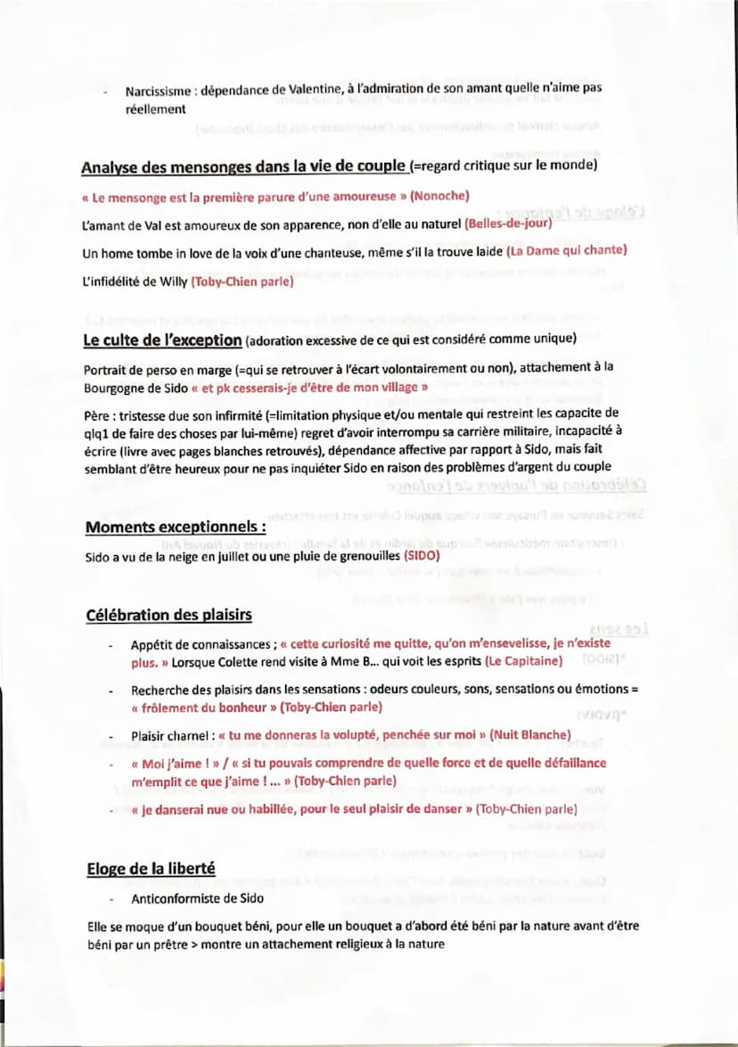 FICHE + CITATIONS
SIDO ET LES VRILLES DE LA VIGNE
Parcours : célébration du monde
Célébration = louer, honorer publiquement et solennellemen