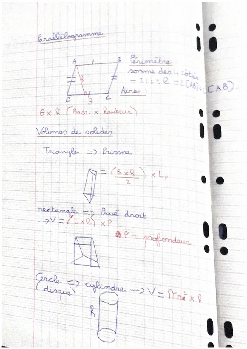 ;
chap Figures usuelles: périmètre et aire
Triangle
A
:[BC] x Fx h
2
rectangle
B
Î
Aire
du disque)
e
2
n
of
P
L
J
с
Longueur : L = [AB] at [