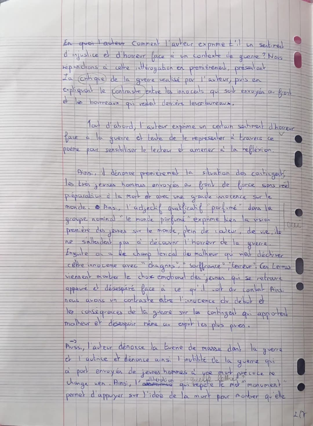 COMMENTAIRE (20 points)
Objet d'étude : La poésie du XIXe siècle au XXIe siècle
Boris VIAN, << À tous les enfants »>, Chansons, poèmes écrit