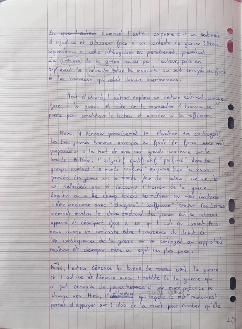 COMMENTAIRE (20 points)
Objet d'étude : La poésie du XIXe siècle au XXIe siècle
Boris VIAN, << À tous les enfants »>, Chansons, poèmes écrit