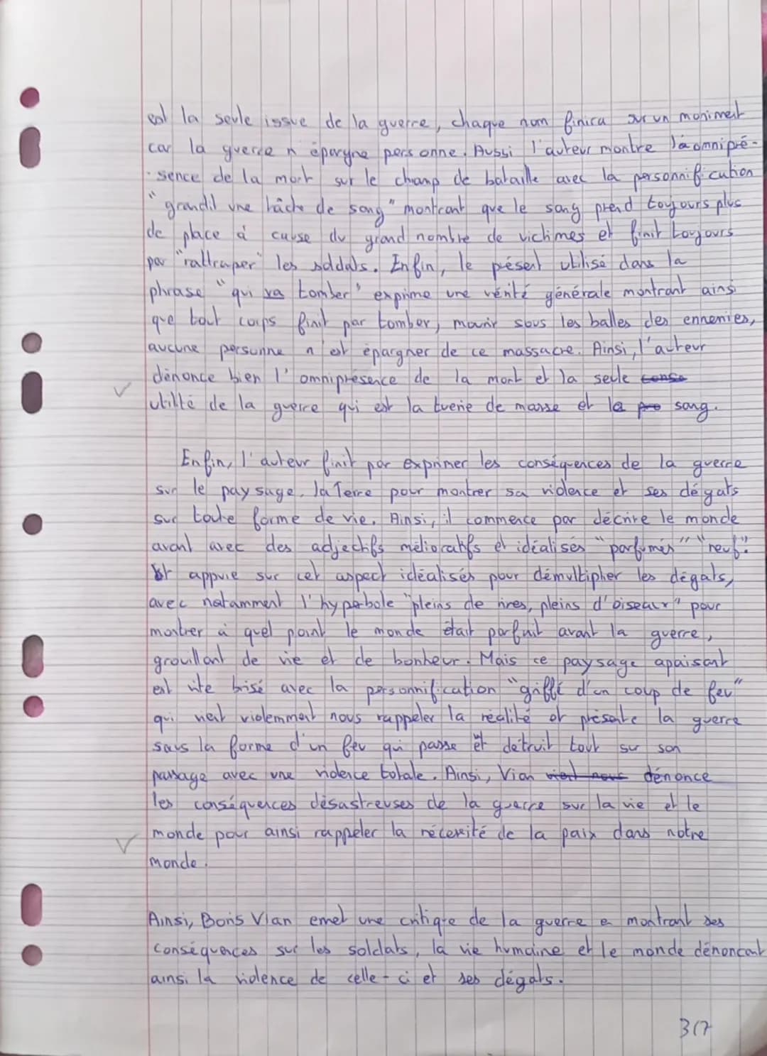 COMMENTAIRE (20 points)
Objet d'étude : La poésie du XIXe siècle au XXIe siècle
Boris VIAN, << À tous les enfants »>, Chansons, poèmes écrit