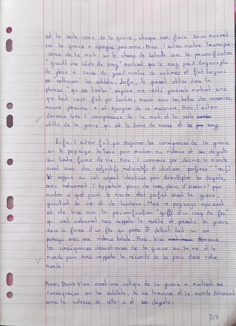 COMMENTAIRE (20 points)
Objet d'étude : La poésie du XIXe siècle au XXIe siècle
Boris VIAN, << À tous les enfants »>, Chansons, poèmes écrit