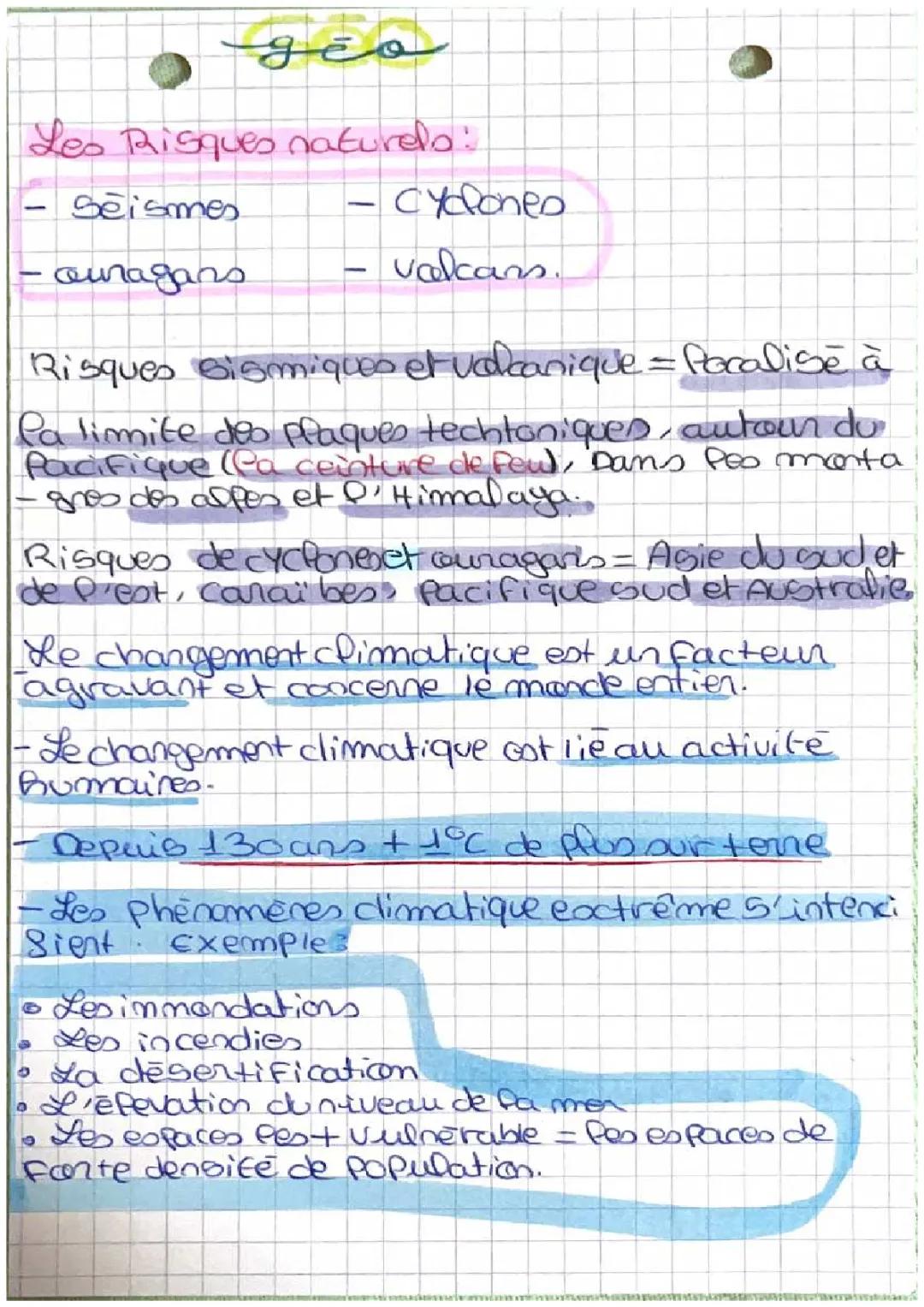 Les Risques Climatiques et le Changement Climatique : Explication Simple