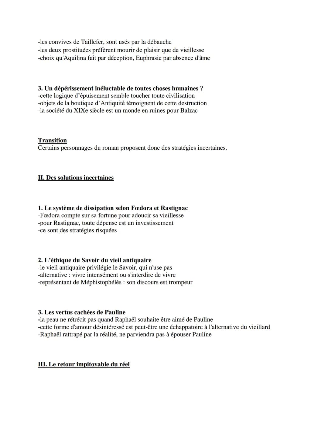 Balzac, La Peau de chagrin
Dissertation sur l'énergie
Introduction
Accroche
-personnages de la Comédie Humaine épuisés par leurs passions:
-