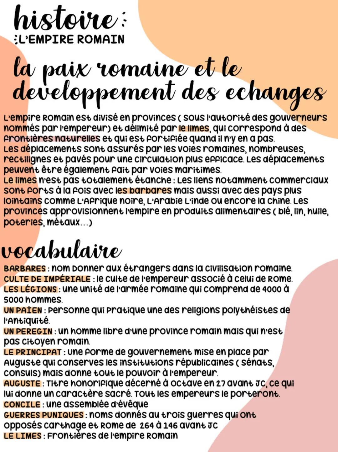 L'Empire Romain : Histoire et Culture