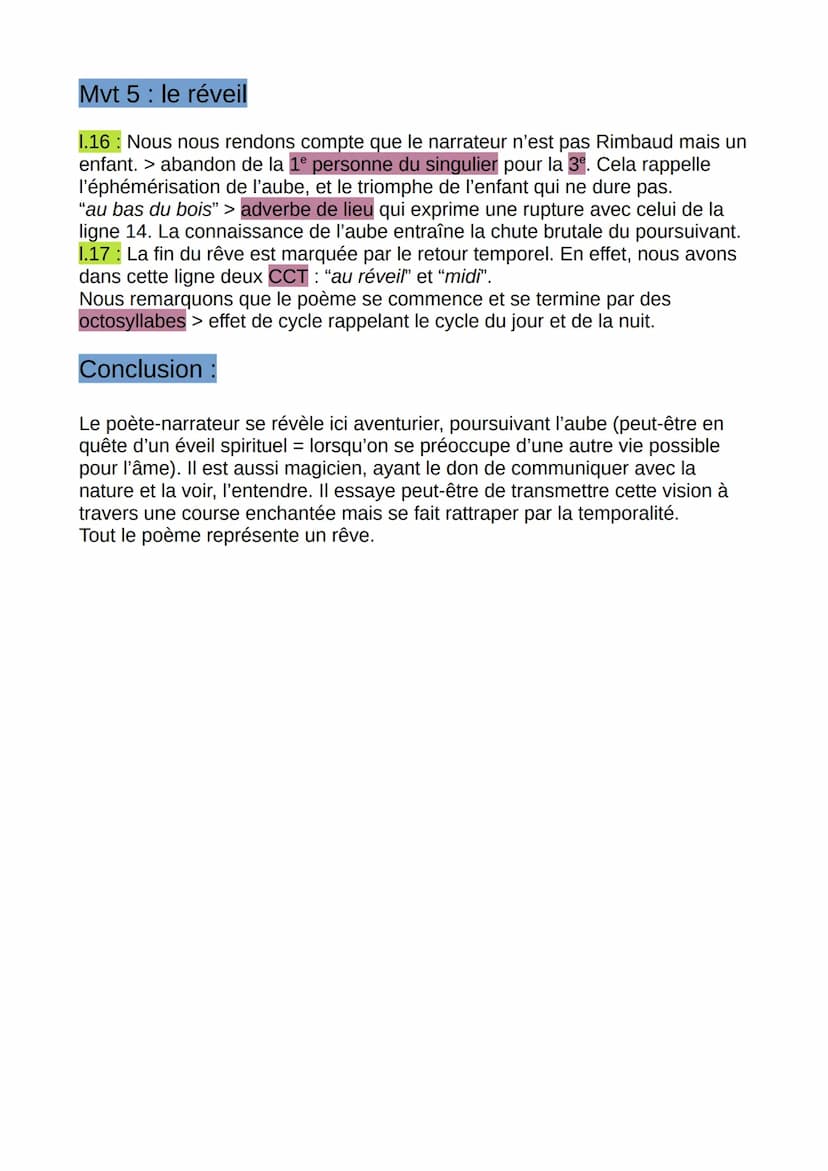 Introduction
Ce poème en prose appartient au recueil Illuminations écrit entre 1874 et
1875. Son étude permet de comprendre l'entreprise de 