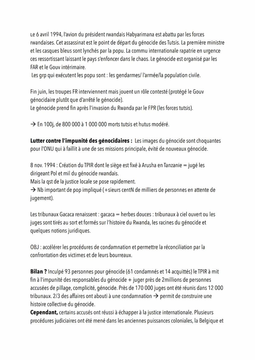 HISTOIRE ET MÉMOIRES
AXE 2: HISTOIRE, MÉMOIRES ET JUSTICE
L'ONU adopte en 1948 une convention pour la répression et la prévention du crime d