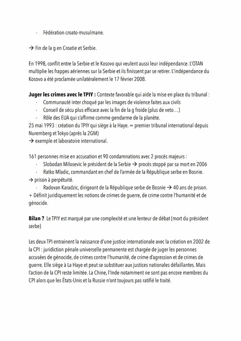 HISTOIRE ET MÉMOIRES
AXE 2: HISTOIRE, MÉMOIRES ET JUSTICE
L'ONU adopte en 1948 une convention pour la répression et la prévention du crime d