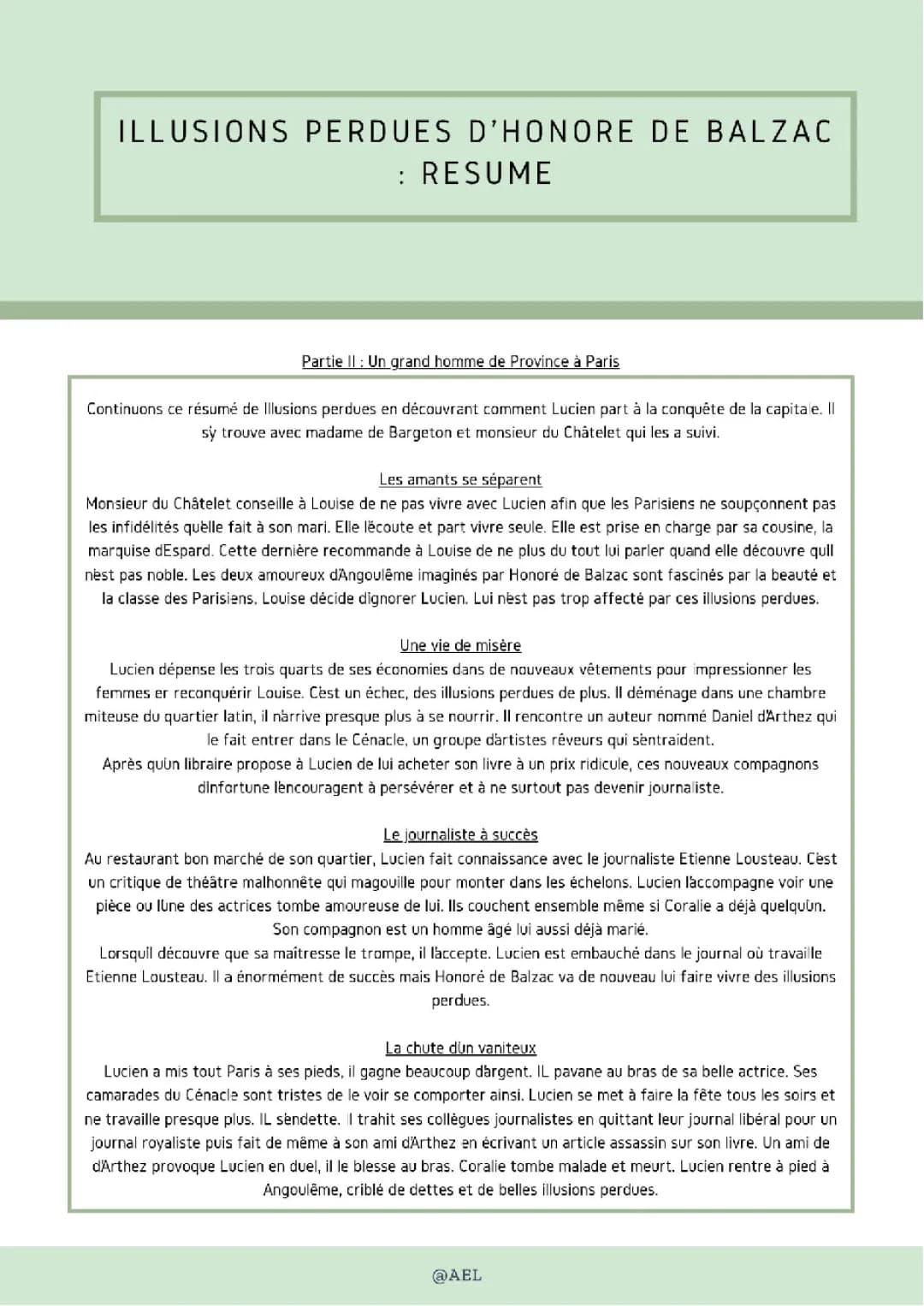 Découvre Illusions Perdues de Balzac : Résumé et Analyse