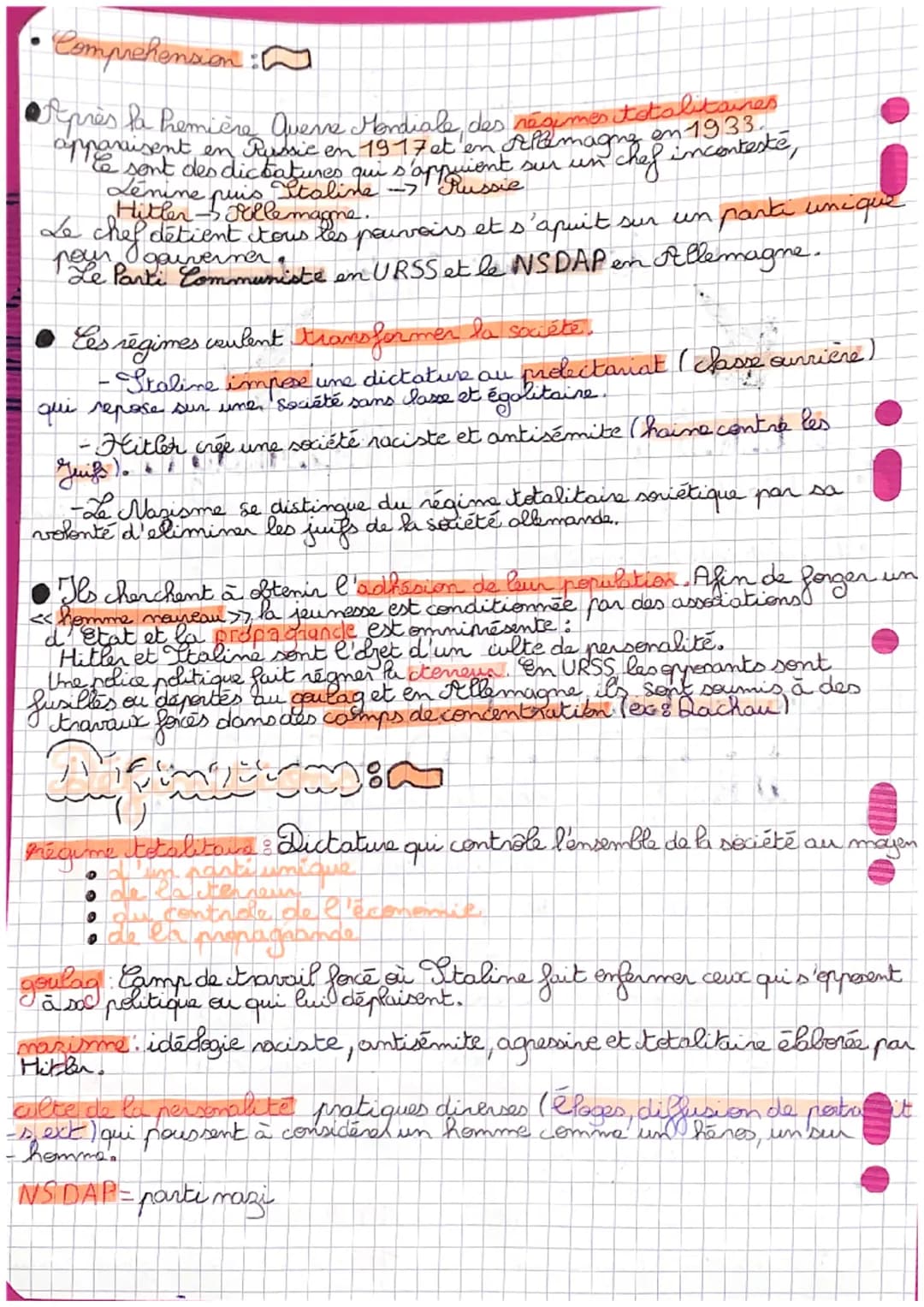 Distainga
Les régimes totalitaires dans les années 1930.
~Des idéologies différentes
u.R.S.S
•Un totalitarisme de la classe.
une société san