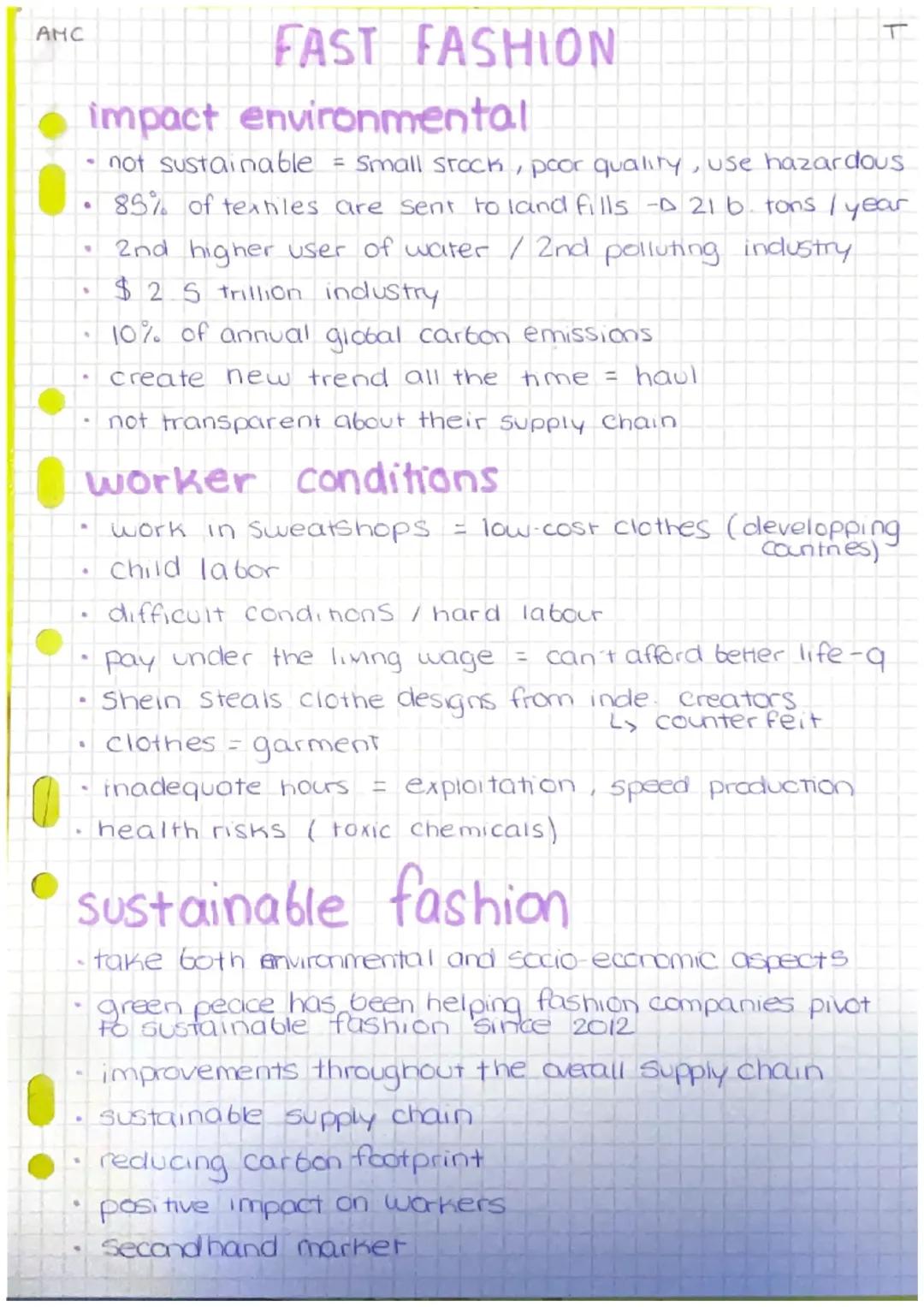 fast fashion  (AMC)