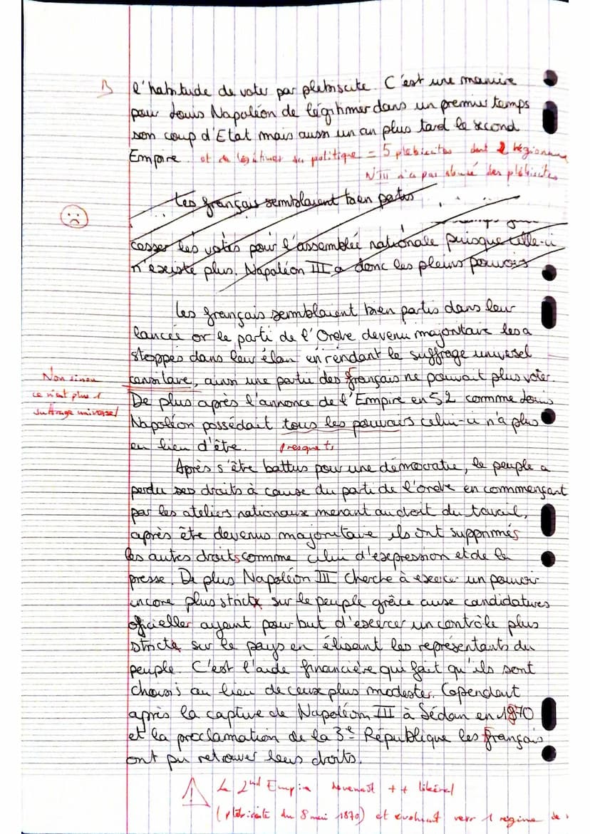 Evaluation du type EC Histoire
Thème 2 La France dans l'Europe des nationalités : politique et société (1848-1870),
Chapitre 1 : La IT Répub