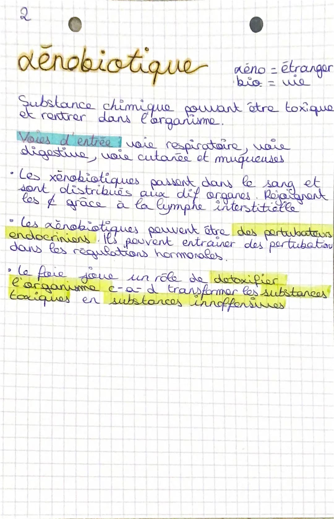 2
denobiotique
Substance chimique pouvant être toxique
rentrer dans l'organisme.
D
xéno - étranger
bio = vie
Voies d'entrée, voie respiratoi