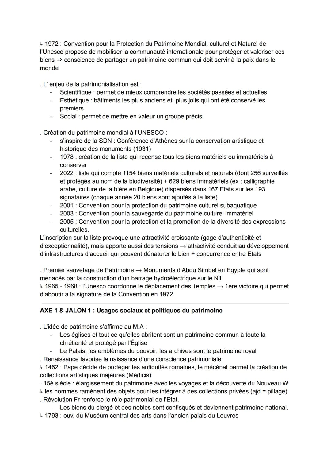 Thème VI: Identifier, valoriser et gérer le patrimoine - HGGSP
. Patrimonium: "héritage du père" ⇒ € des biens hérités de ses ascendants, il