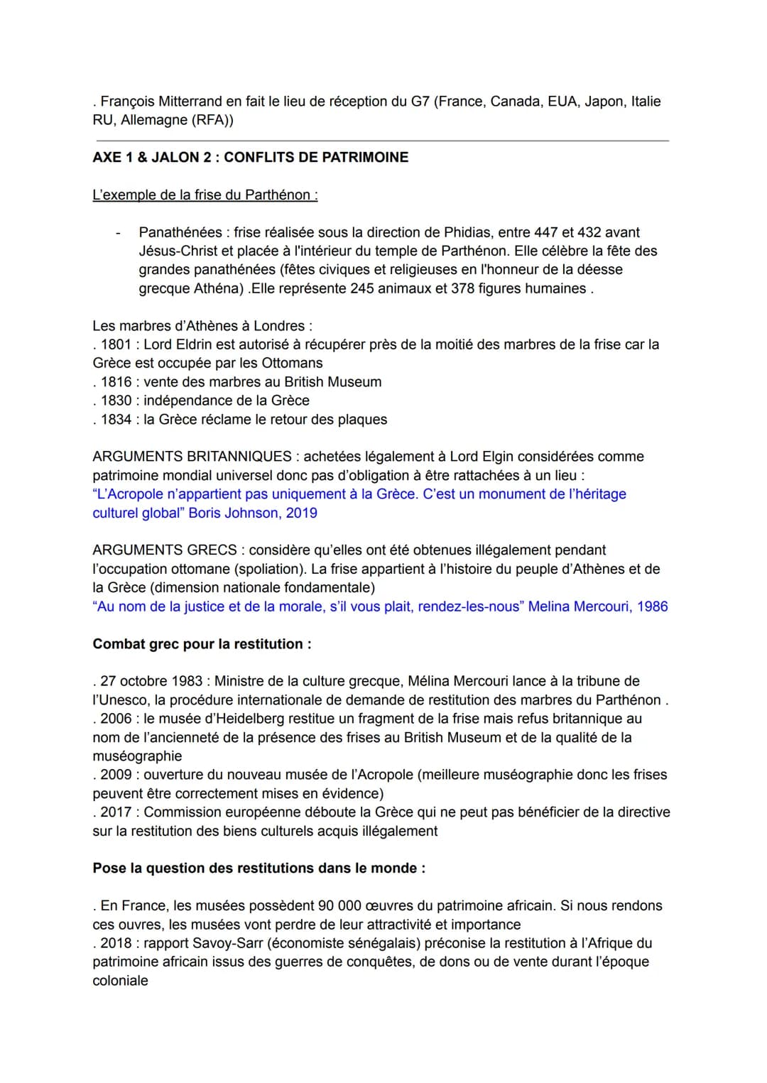 Thème VI: Identifier, valoriser et gérer le patrimoine - HGGSP
. Patrimonium: "héritage du père" ⇒ € des biens hérités de ses ascendants, il