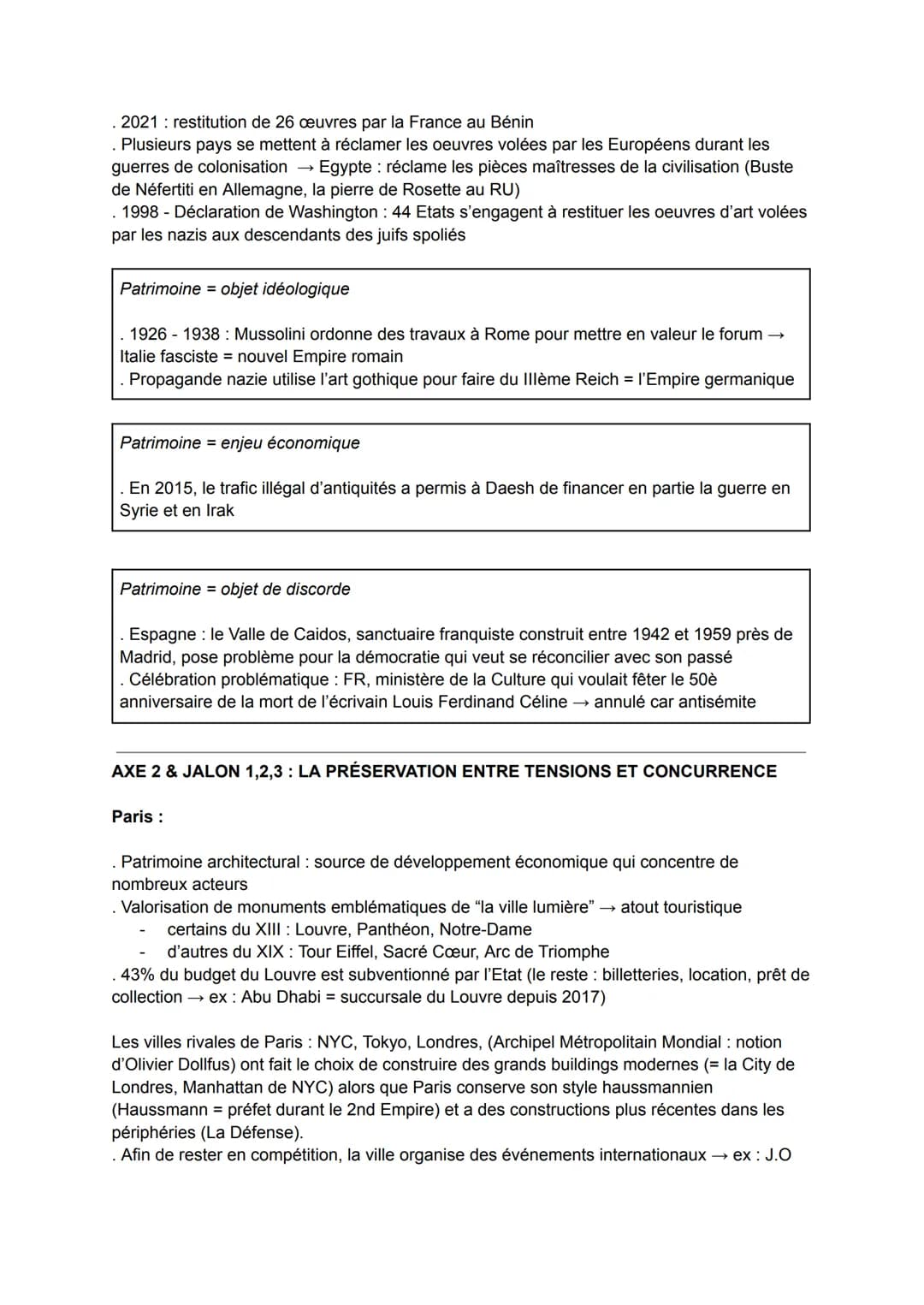 Thème VI: Identifier, valoriser et gérer le patrimoine - HGGSP
. Patrimonium: "héritage du père" ⇒ € des biens hérités de ses ascendants, il