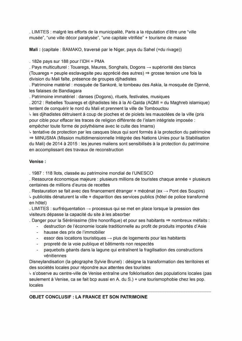 Thème VI: Identifier, valoriser et gérer le patrimoine - HGGSP
. Patrimonium: "héritage du père" ⇒ € des biens hérités de ses ascendants, il