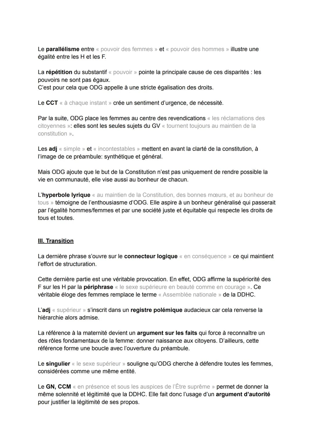 << DDFC » préambule
Introduction:
Olympe de Gouges de son vrai nom Marie Gouze est une femme de lettres et politique de
l'époque de la Révol