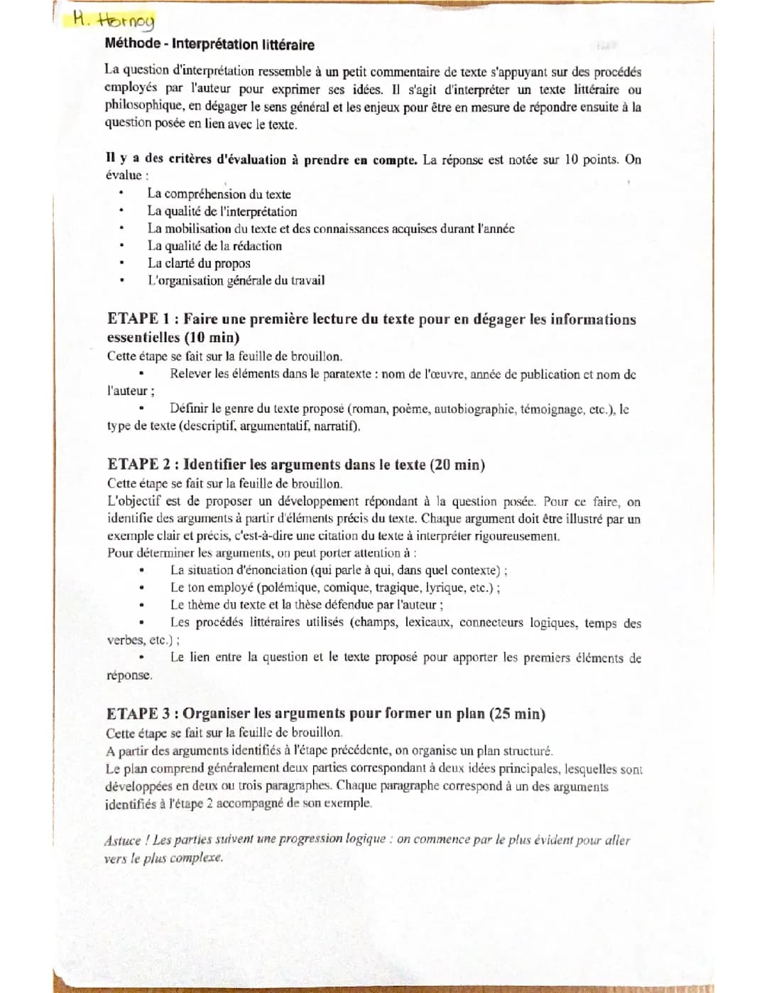 Méthodologie de l’interprétation littéraire 