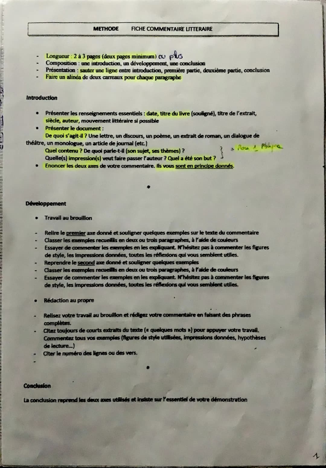 Introduction
·
·
Longueur : 2 à 3 pages (deux pages minimum) c plus
Composition: une introduction, un développement, une conclusion
Présente