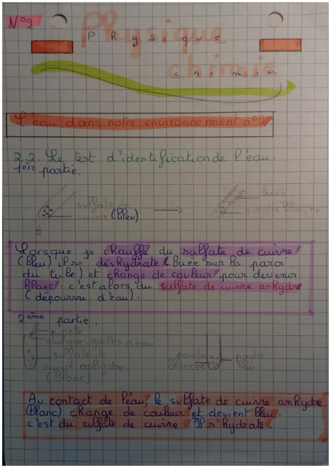 N1
SRysique
'I'eau dans
L
trohh
e
mn
A
chimie
a
notre
onnemen
1 Son importance dans notre quotidien.
• l'eau exciste sous 3 former solide li