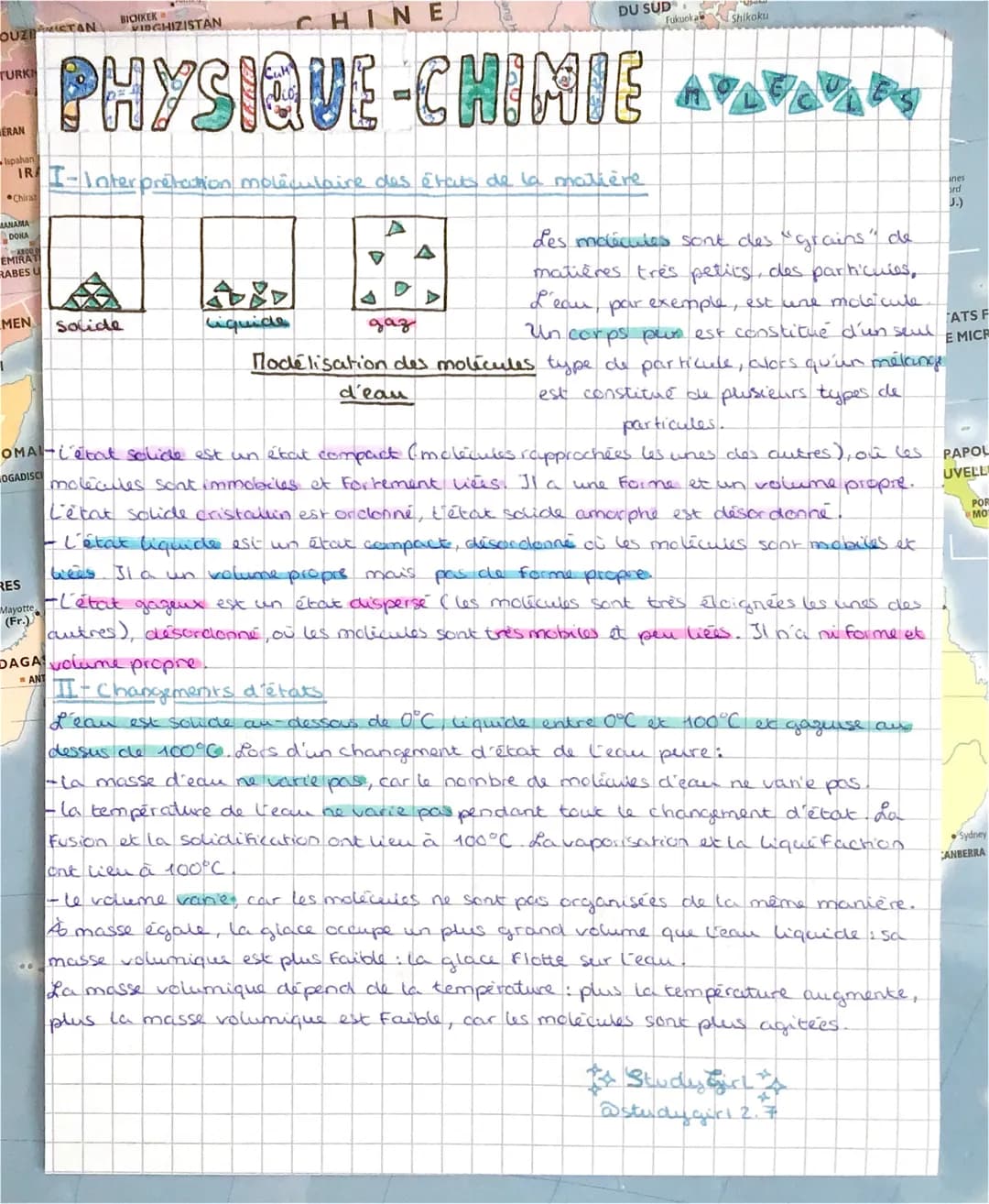 OUZE
TURK
JANAMA
DONA
ABOG
EMIRAT
RABES U
MEN
BICHKEK
ERAN
Ispahan
IR I-Interpretation moléculaire des états de la matière
Chiraz
ΗΙΝΕ
PHYSI
