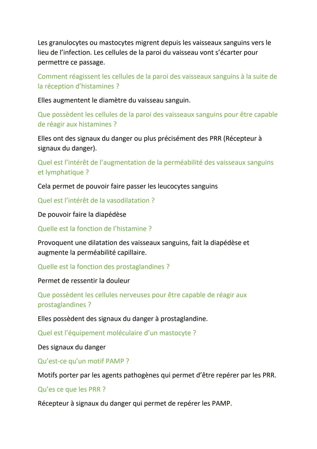 Immunologie Partie 2:
Définitions :
Cellules dendritiques : Les cellules dendritiques sont des cellules sentinelles du
système immunitaire i