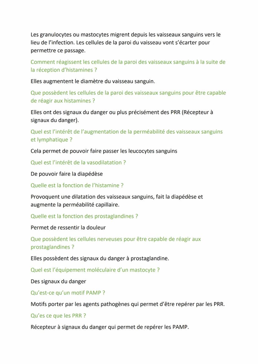 Immunologie Partie 2:
Définitions :
Cellules dendritiques : Les cellules dendritiques sont des cellules sentinelles du
système immunitaire i