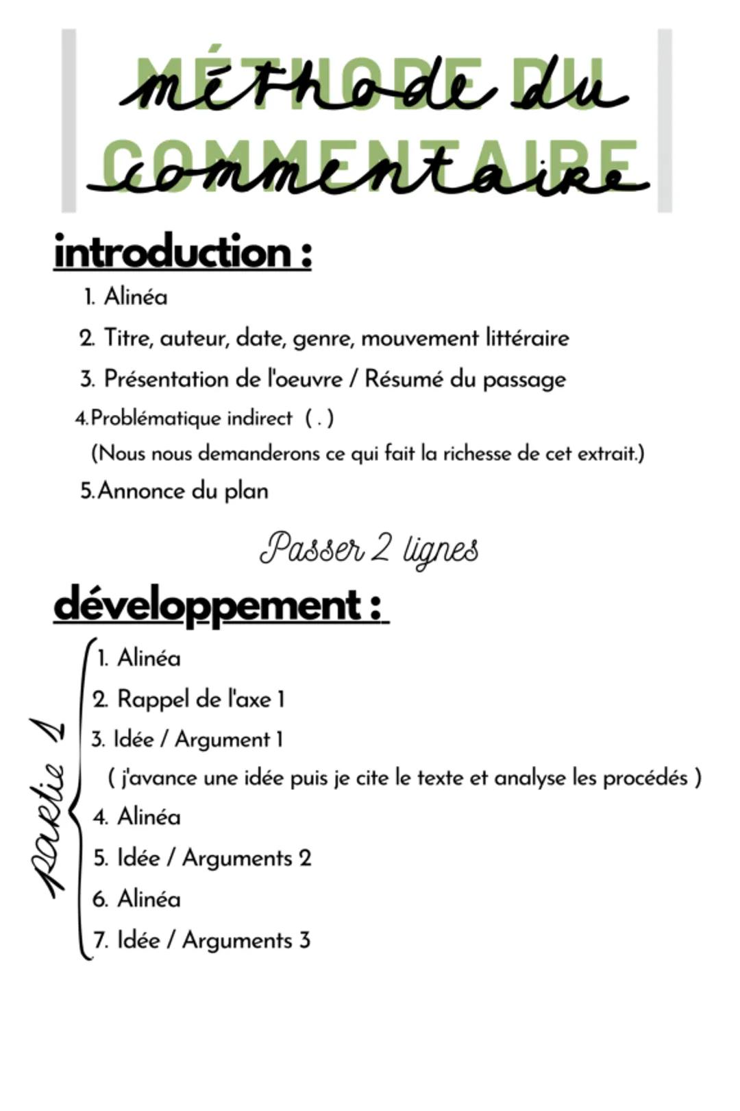 La Méthode du Commentaire Littéraire : Guide Simple et Détail sur l'Analyse