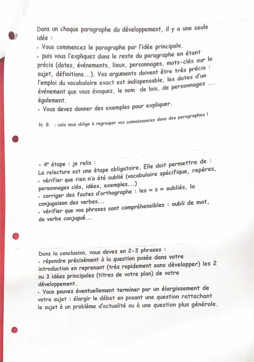 Qu'est-ce qu'un développement construit ?
Au brevet, vous devez faire un développement construit d'une vingtaine de ligne sur un
sujet soit 