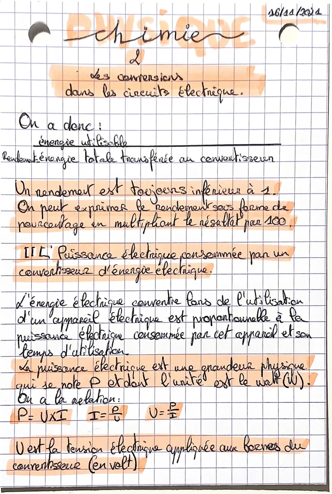 C
chimie
des conversions,
dans les circuits électrique
-15 Représenter la chaîne de conversions
énergélique à l'aide schéma!
Légende
Réserve